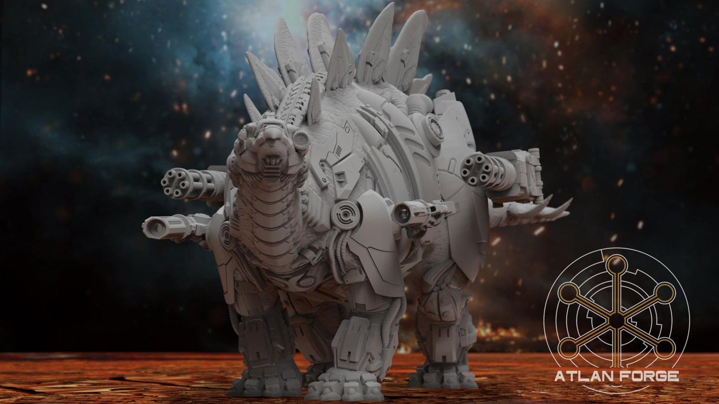 Cybernetic Stegosaur, Atlan Forge