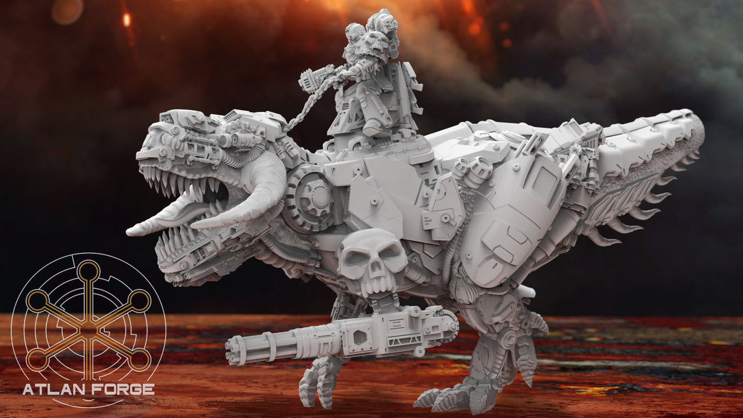Cybernetic T-Rex, Atlan Forge