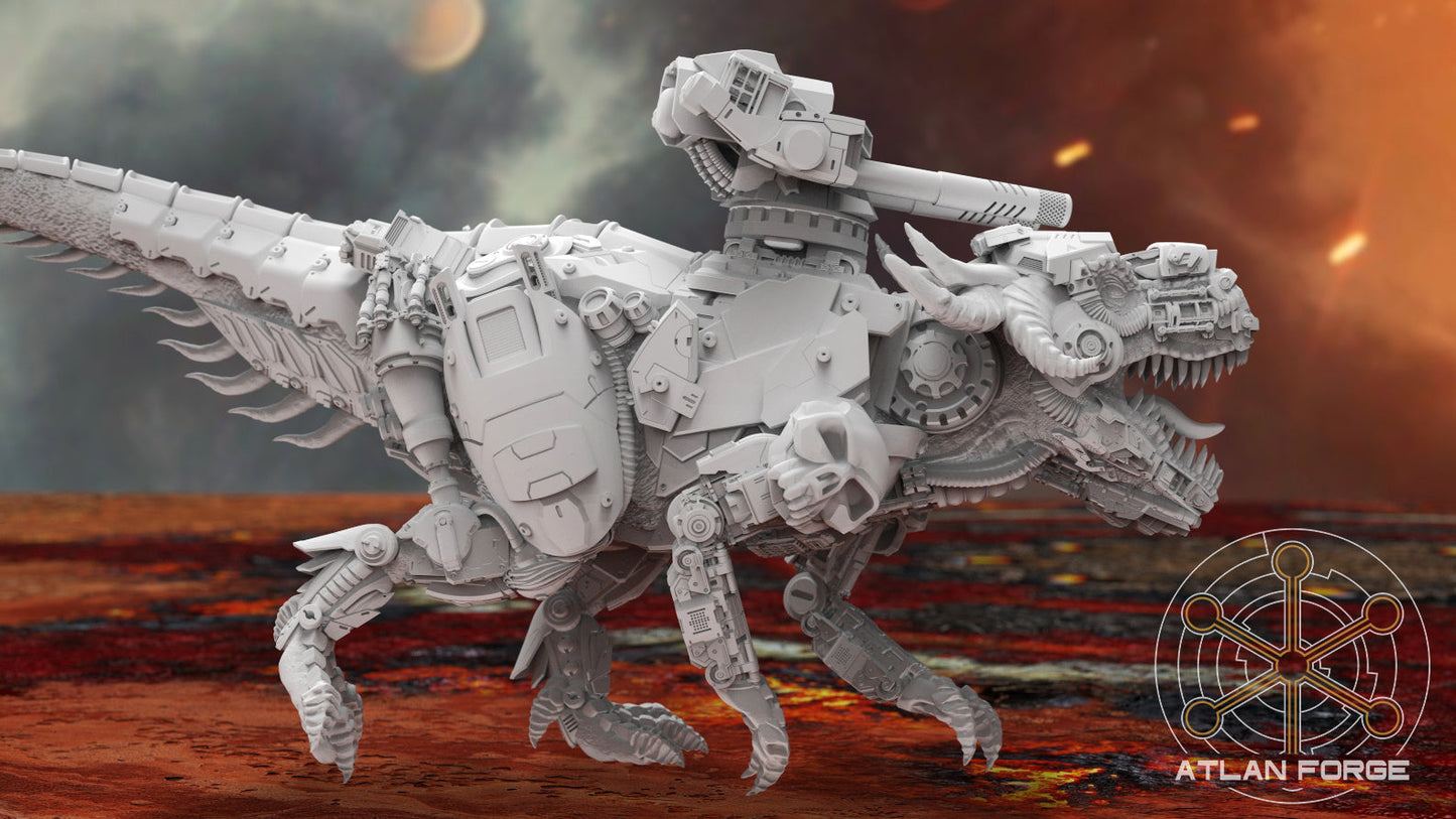Cybernetic T-Rex, Atlan Forge
