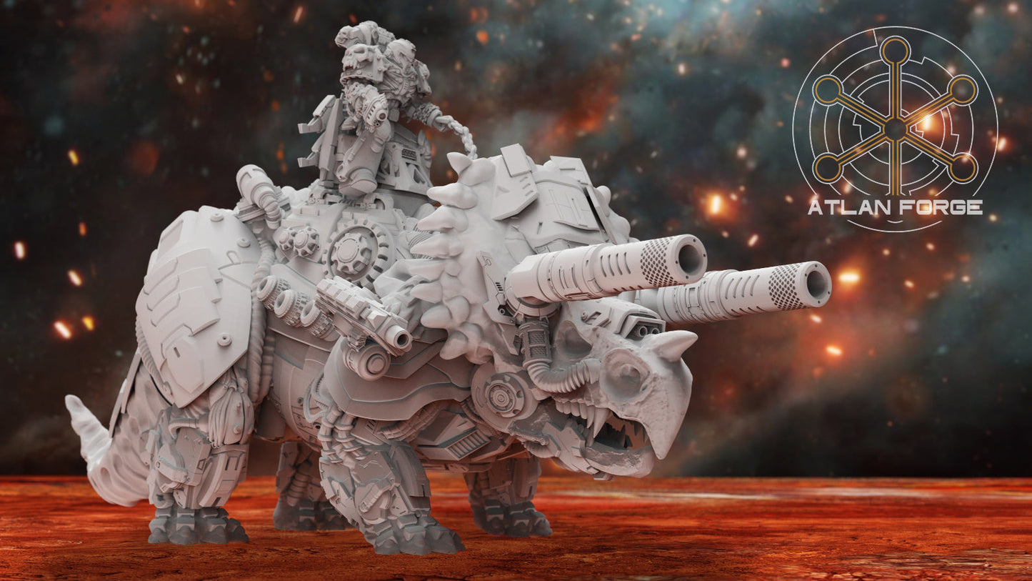 Cybernetic Triceratops, Atlan Forge