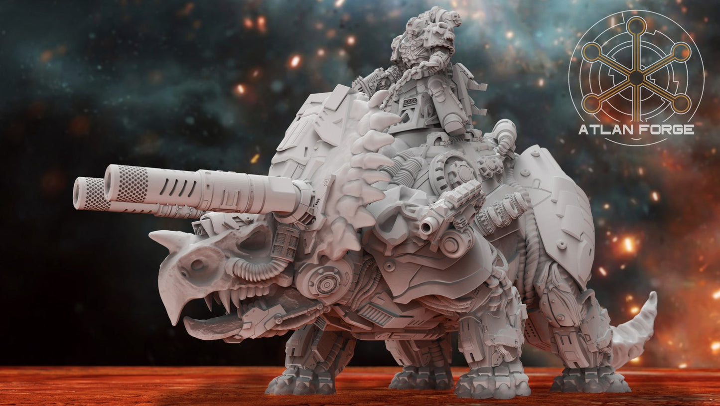 Cybernetic Triceratops, Atlan Forge