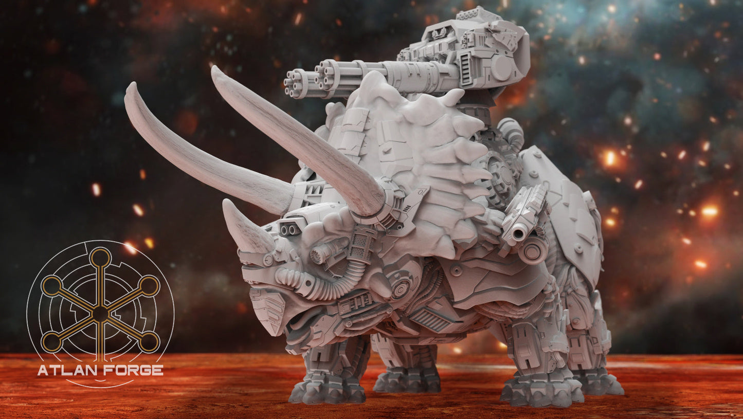 Cybernetic Triceratops, Atlan Forge
