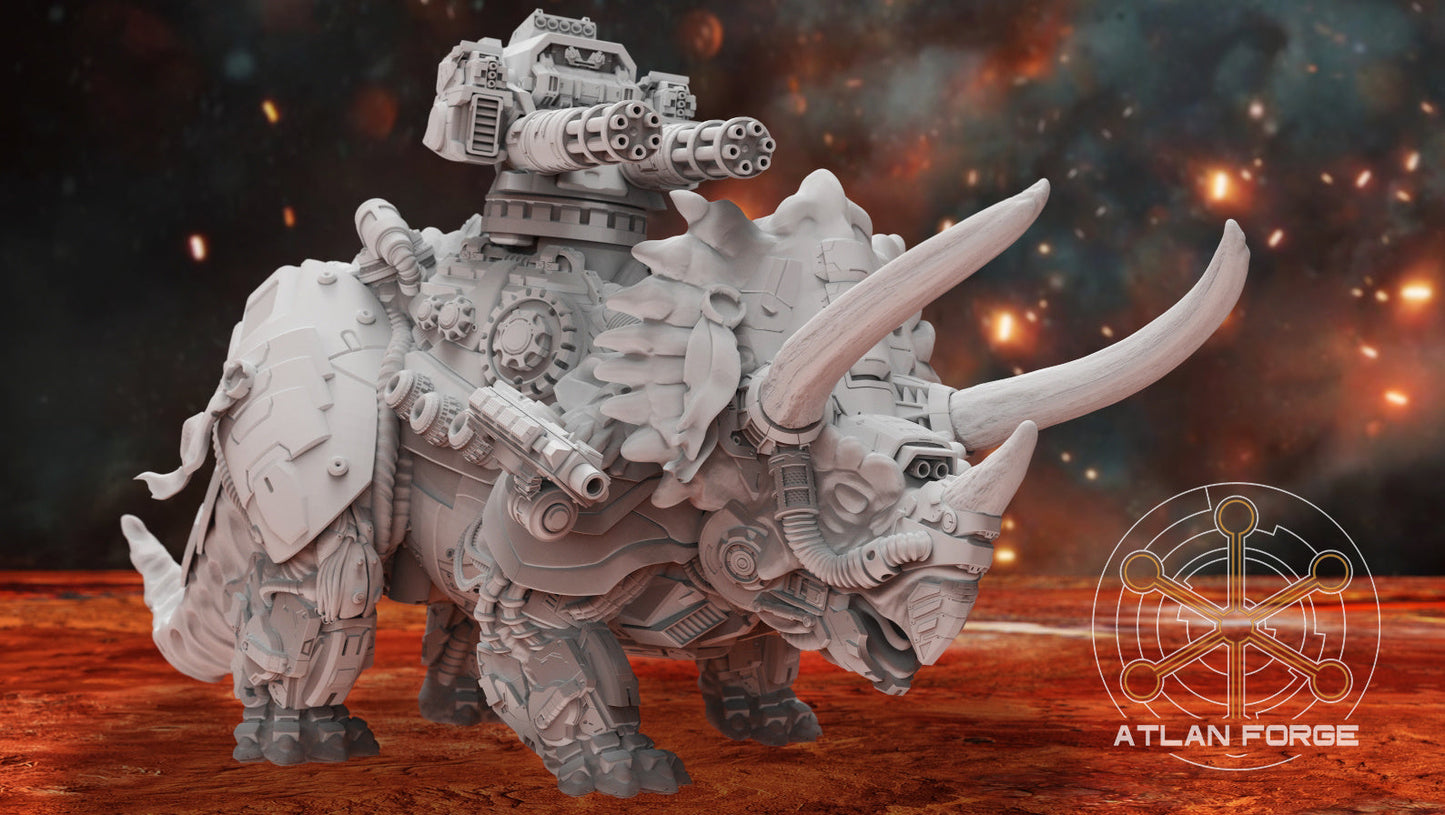 Cybernetic Triceratops, Atlan Forge