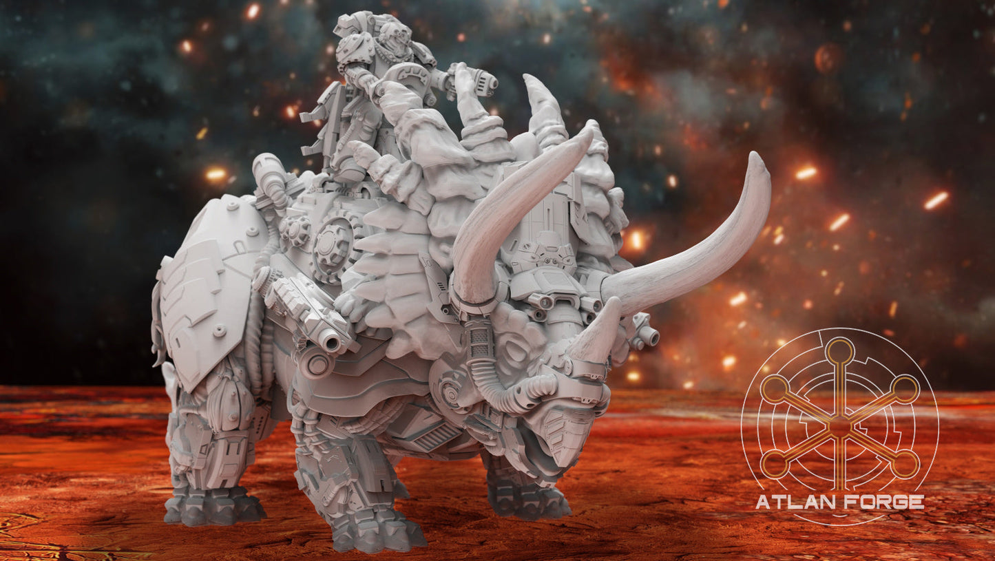 Cybernetic Triceratops, Atlan Forge