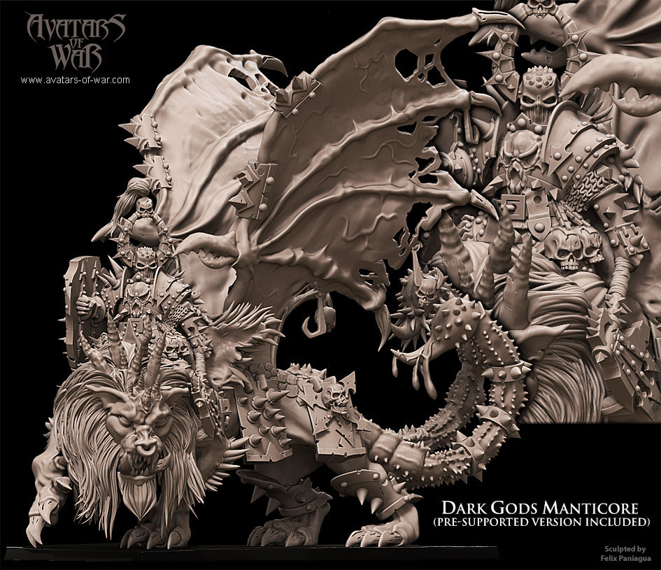 Chaos Lord on Manticore, Avatars of War