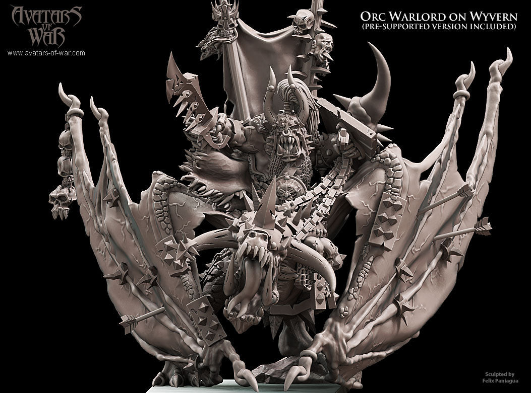 Orc Warlord on Wyvern, Avatars of War