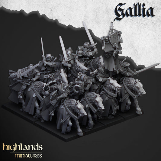 Questing knights of Gallia, Highlands Miniatures