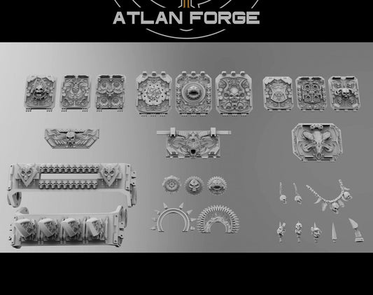 Hades Vehicle Ornaments, Atlan Forge