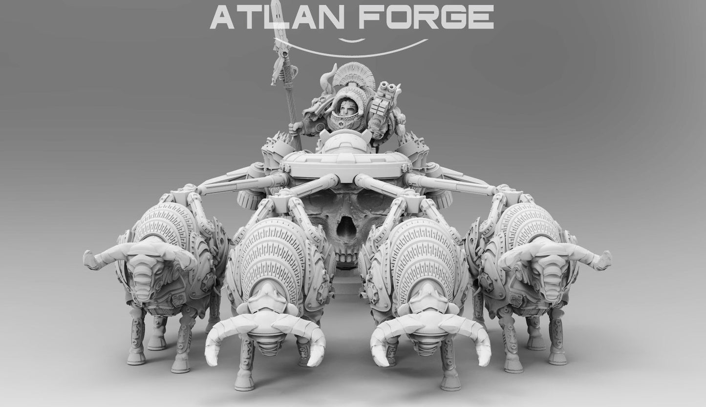 Minoan Chariot Bulls, Atlan Forge