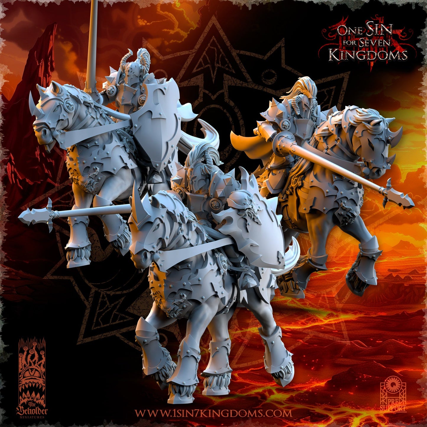 Knights, The Beholder Miniatures