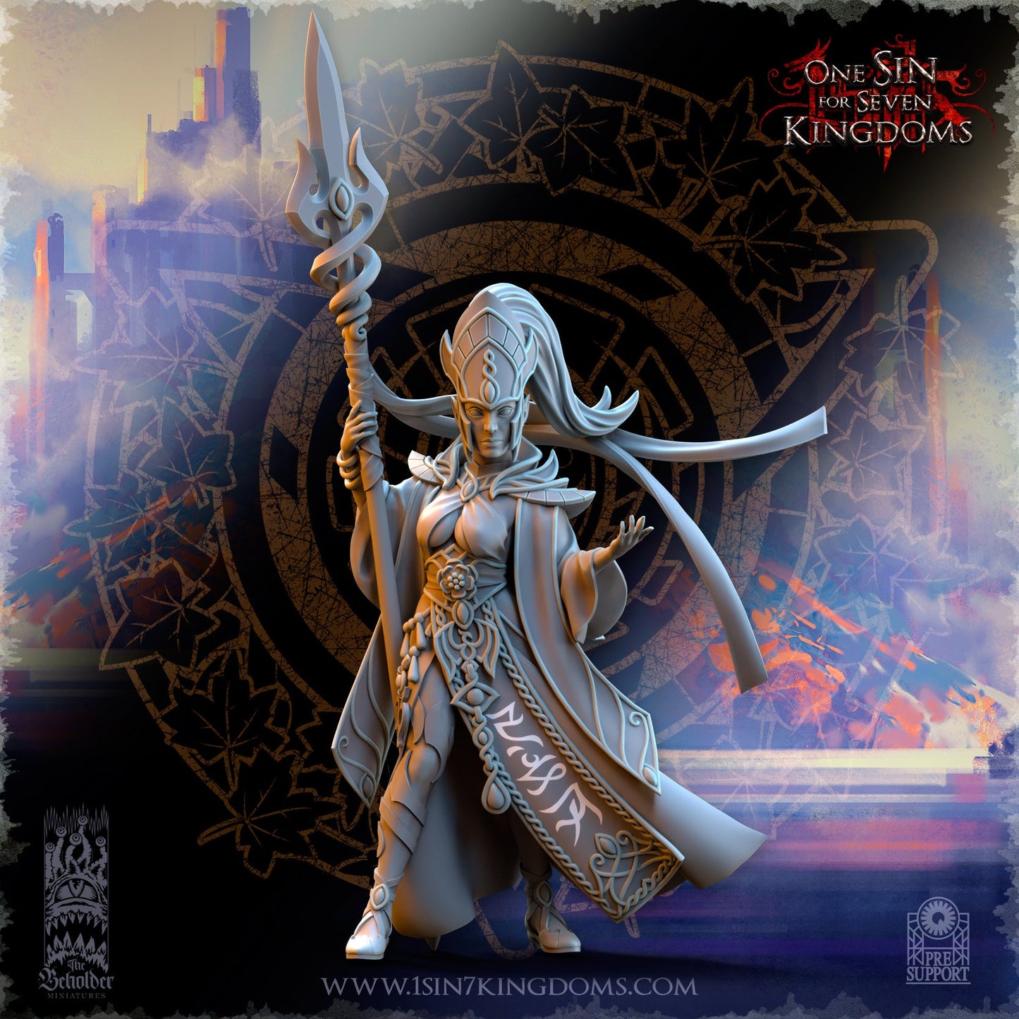 Sephirya, queen of the Moor, The Beholder Miniatures