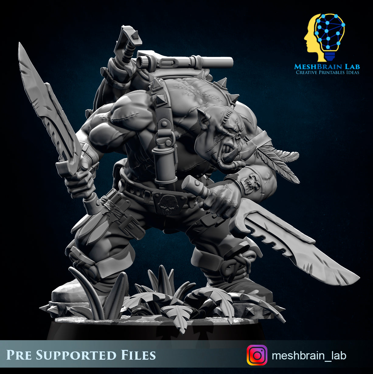 Ork Kommando Slayer, MeshBrain Lab