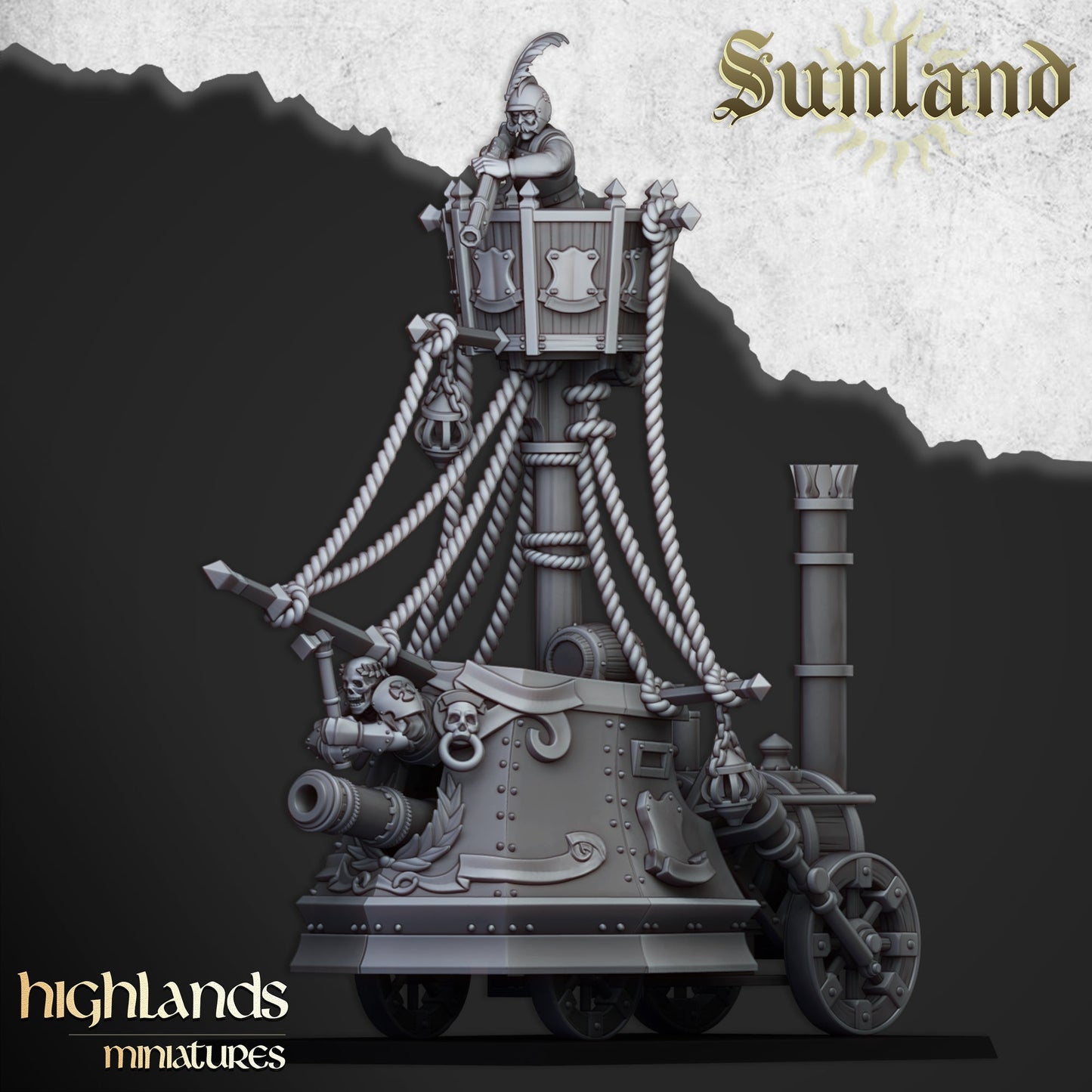 Sunland Ironclad landship, Highlands Miniatures