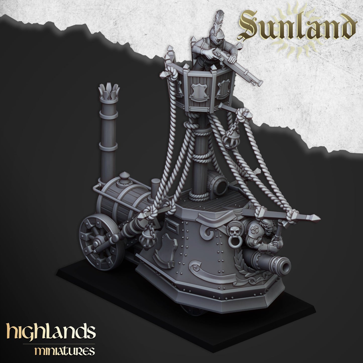 Sunland Ironclad landship, Highlands Miniatures