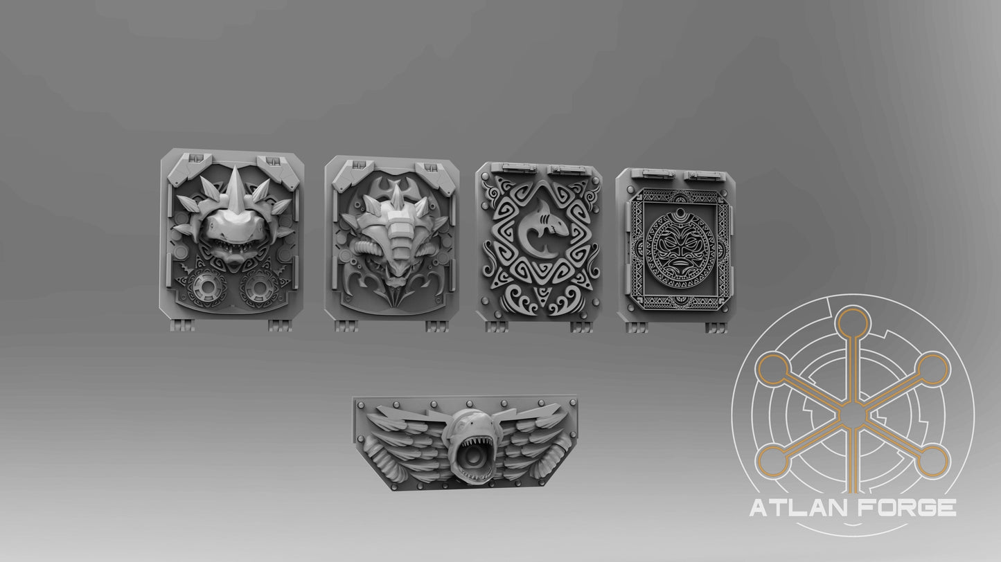 Wai Toa Vehicle Ornaments, Atlan Forge