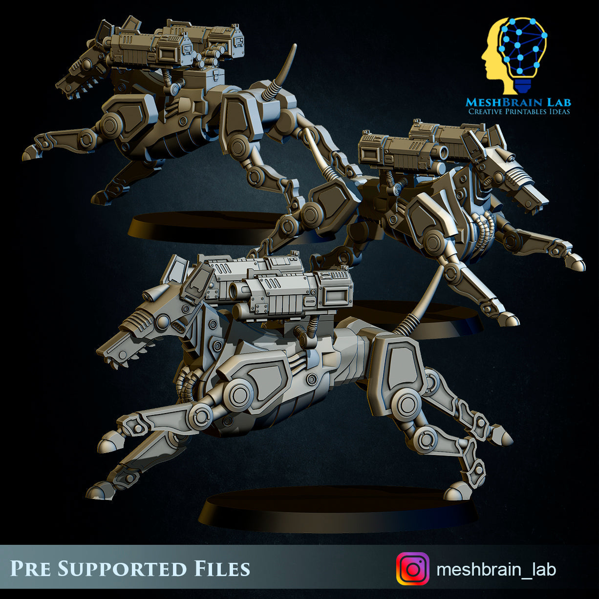 Mech Dogs War Gears Support, MeshBrain Lab