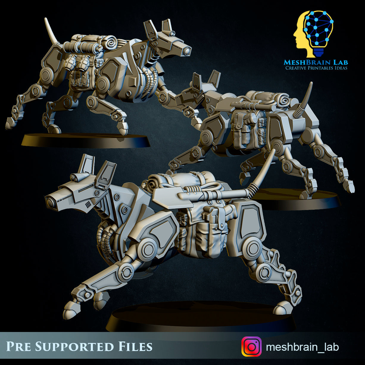 Mech Dogs War Gears Support, MeshBrain Lab