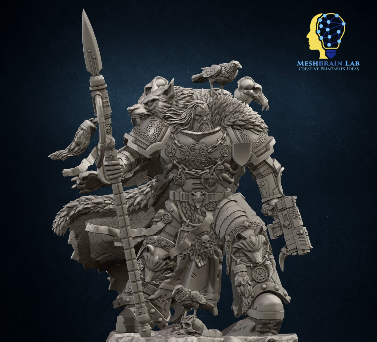 Harald Wutan- Sons of the Aesir Chapter Lord, MeshBrain Lab