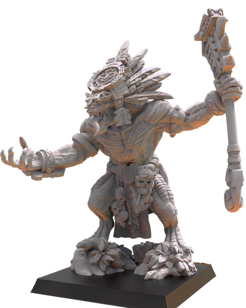 Hueitechtcatl, Carnosaur, Lost Kingdom Miniatures